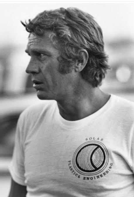 T-shirt tubolare   STEVE MCQUEEN SOLAR PLASTIC ENGINEERING