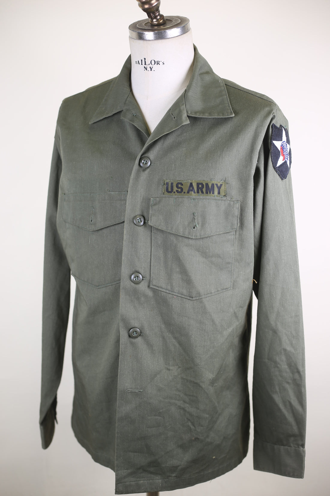Og 507 Us ARMY Shirt WITH EMBROIDERY - L -