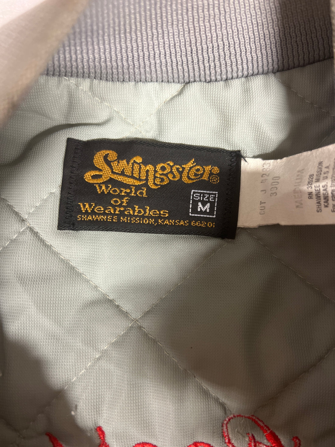 Nylon Varsity SWINGSTER  MADE IN USA  -  M -