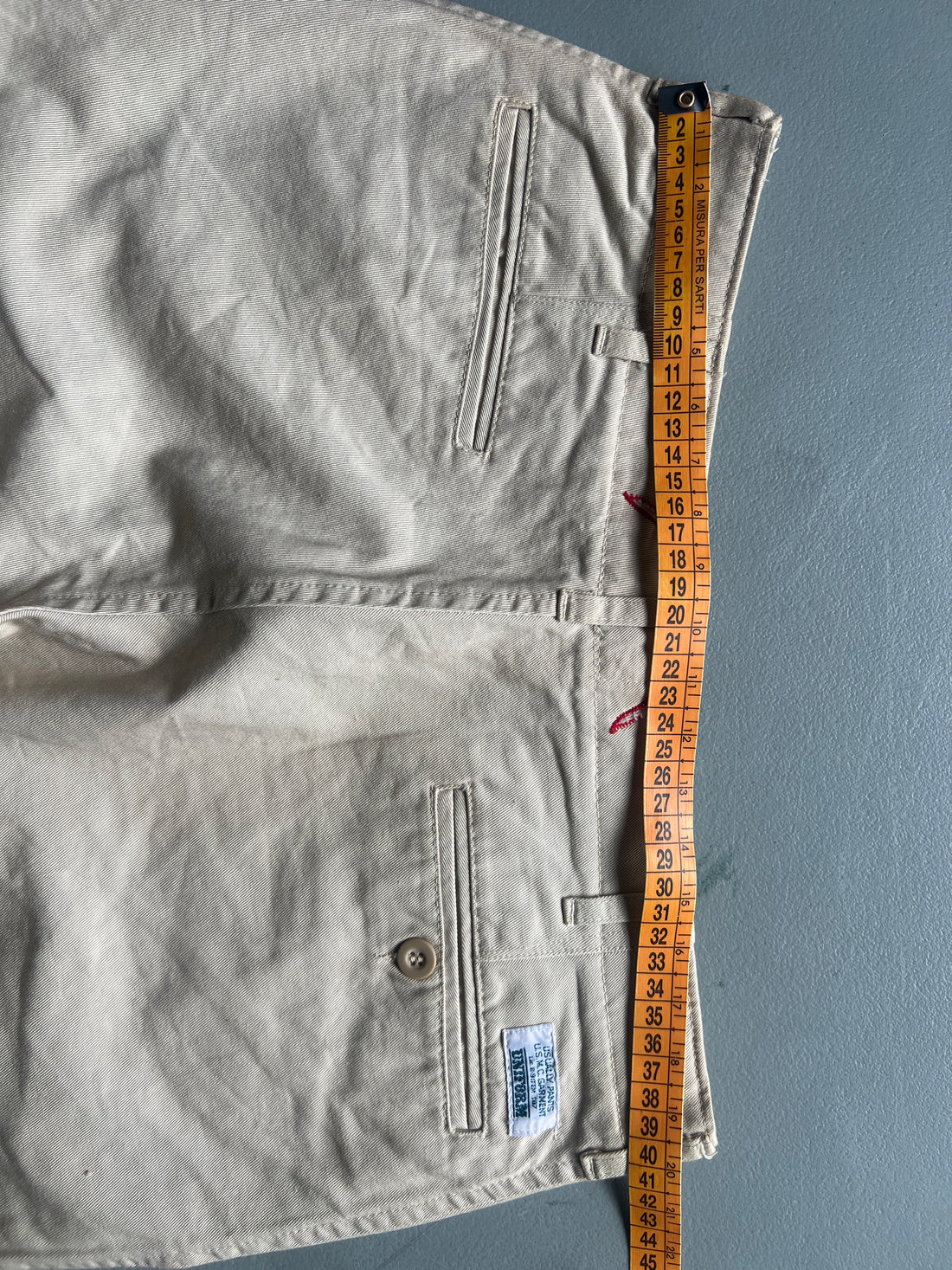 Chino UNIFORM deadstock W32 46 IT