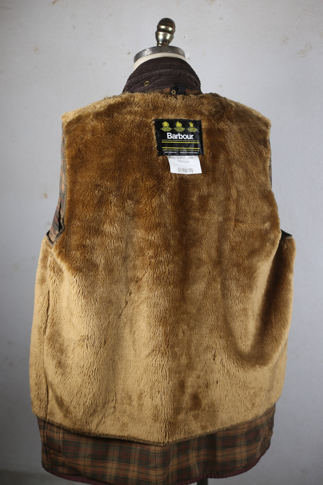 Barbour Beaufort  con imbottitura e spilla  -C46 XL-