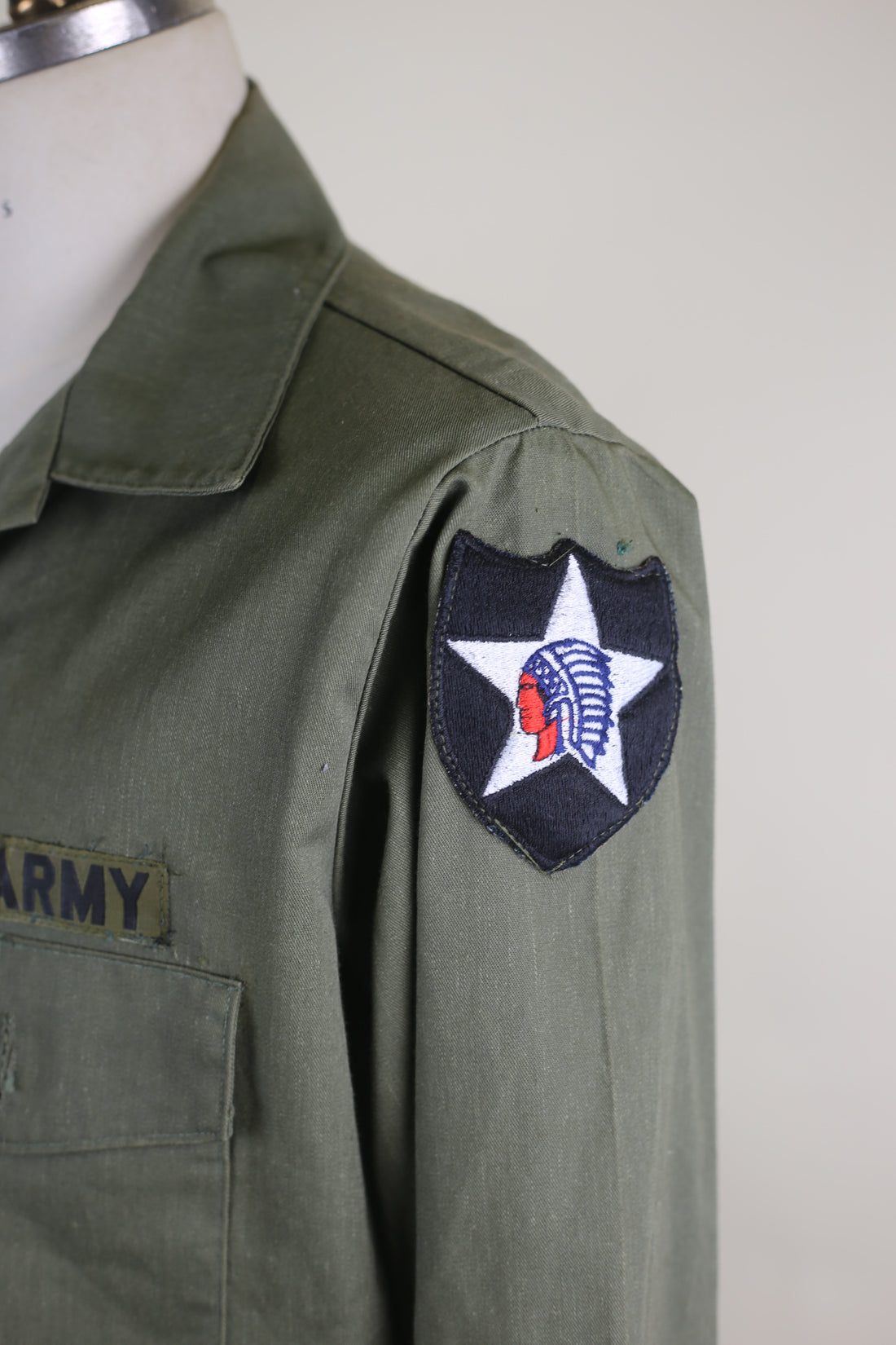 Og 507 Us ARMY Shirt WITH EMBROIDERY - L -