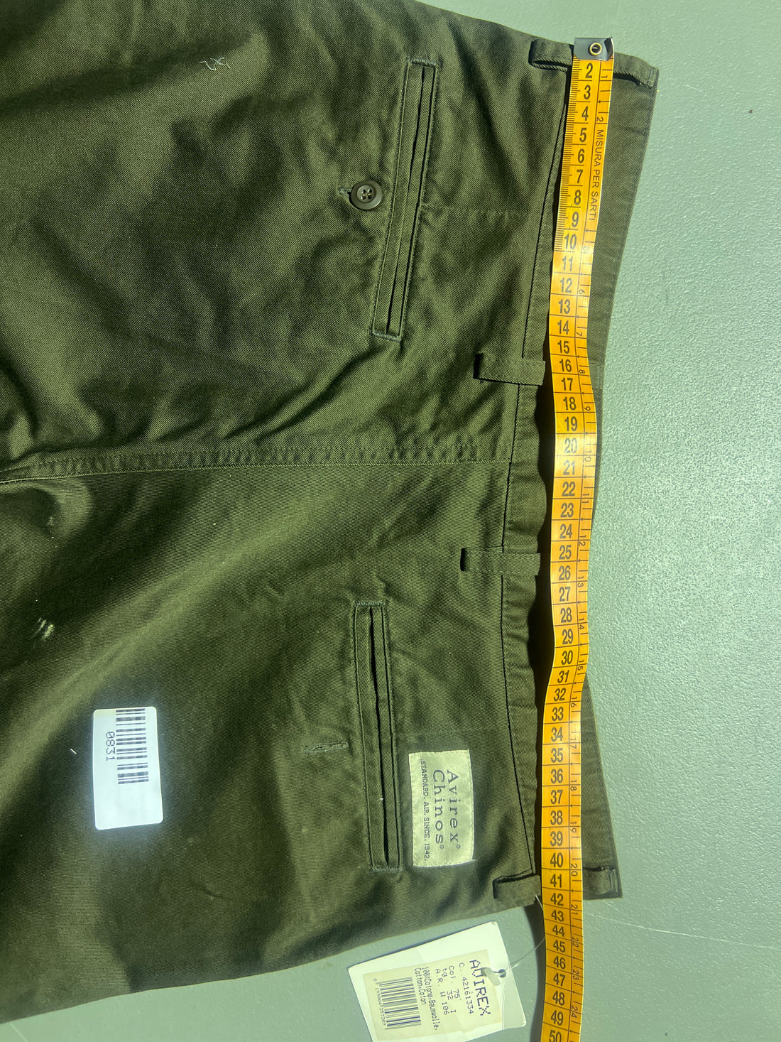 Chino Avirex deadstock W32 46 IT