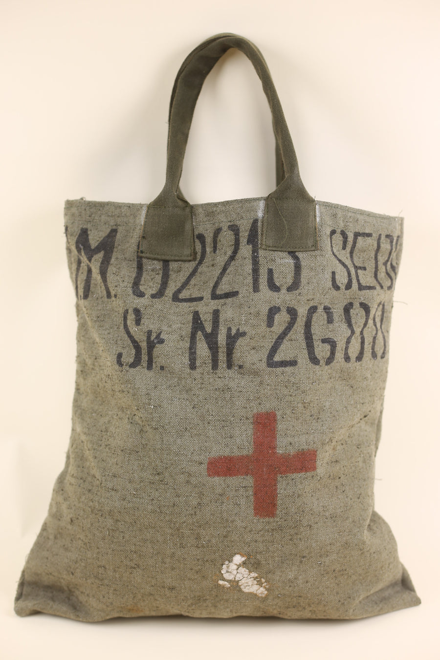 army tote bag with embroidery