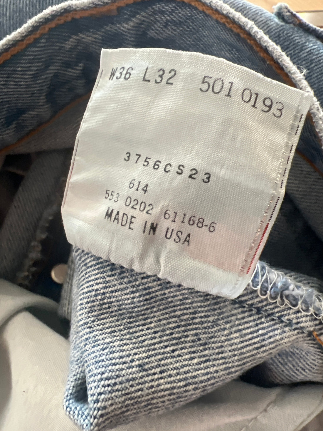 Levis 501  MADE IN USA - W36 - 50 it -