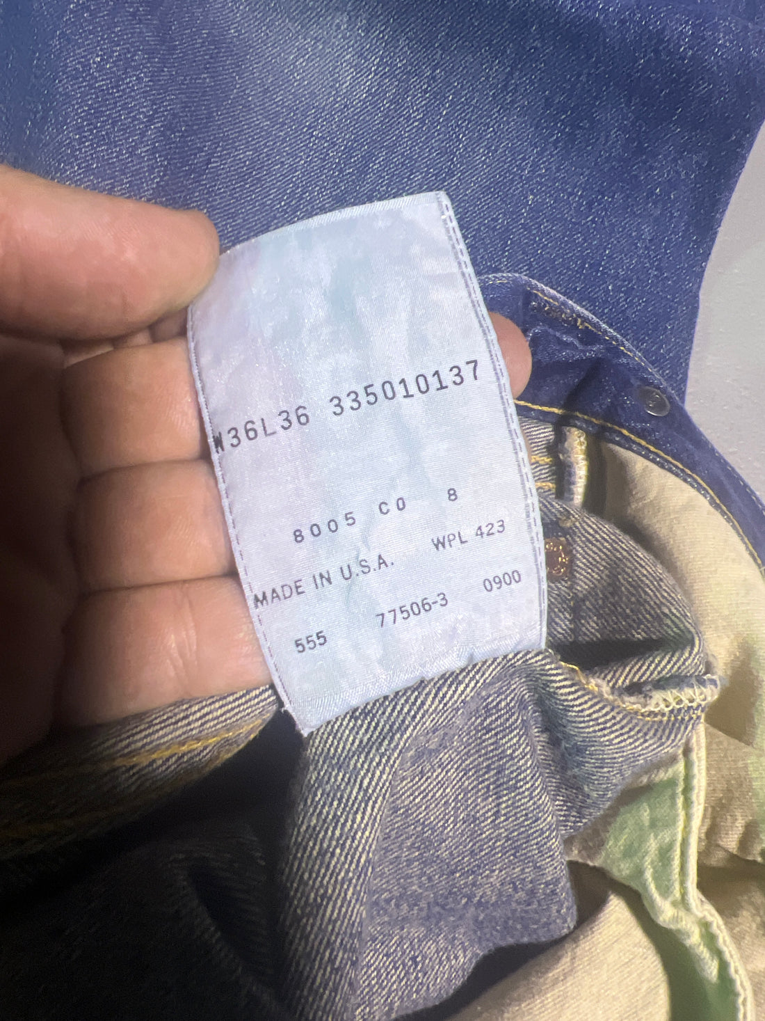 Levis 501xx selvedge Made in USA - W36 - 48 50 IT -