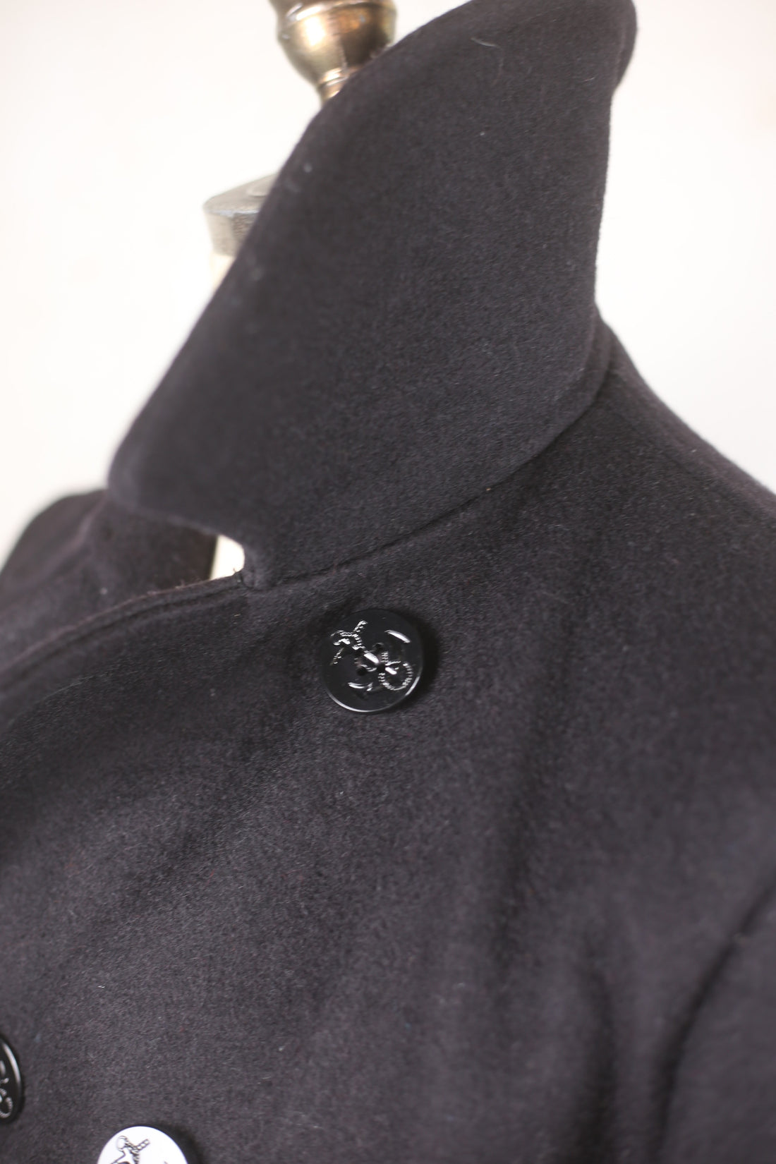 PEACOAT US NAVY Made in USA 10 buttons - S -