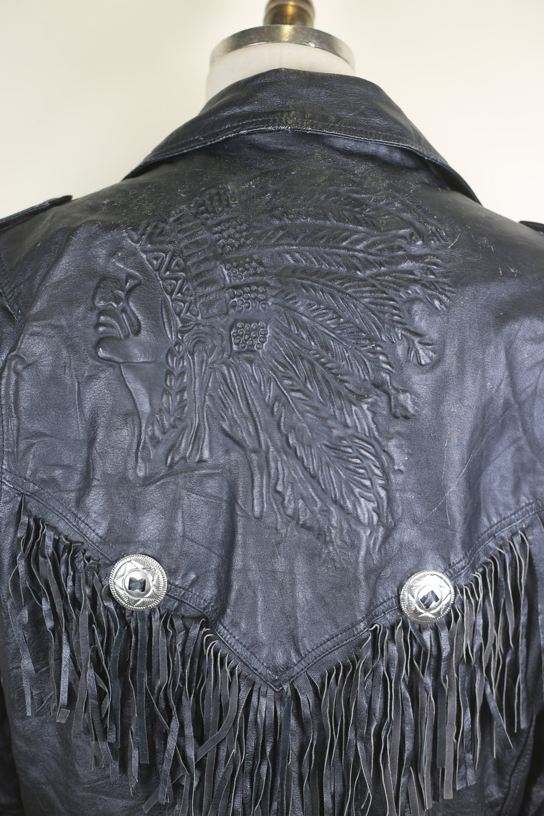 Abbigliamento Giacca Di Pelle Con Le Frange Giacca Chiodo Frange