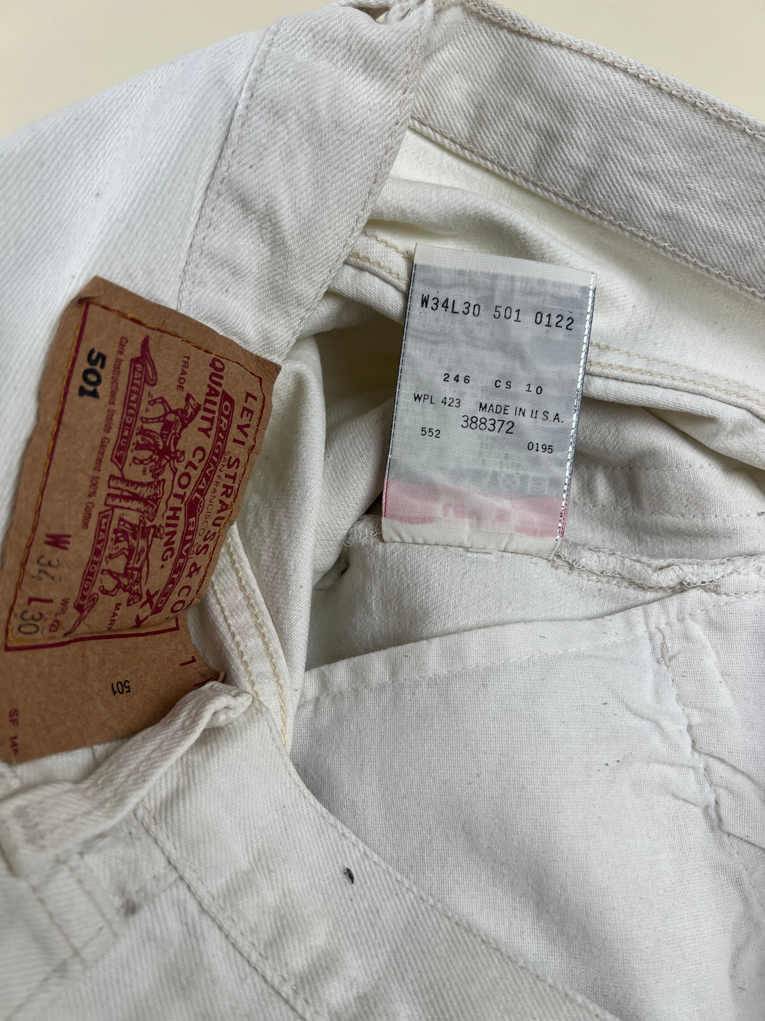 Levis 501  Made in Usa  - W34 -  48  it -