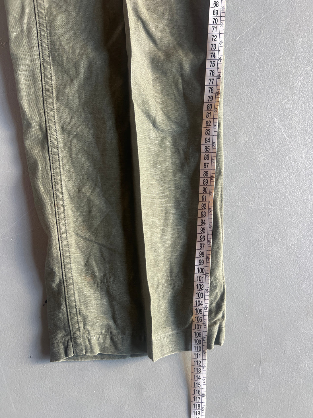 FATIGUE US ARMY PANT type 1^ OG 107 1950s -  W34 -