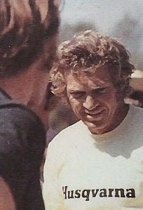 Felpa mezza manica  raglan Husqvarna Steve Mcqueen
