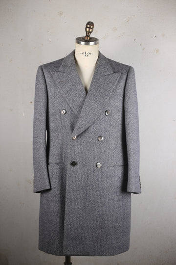 Cappotto doppio petto in tweed  Vintage  - M 48   -