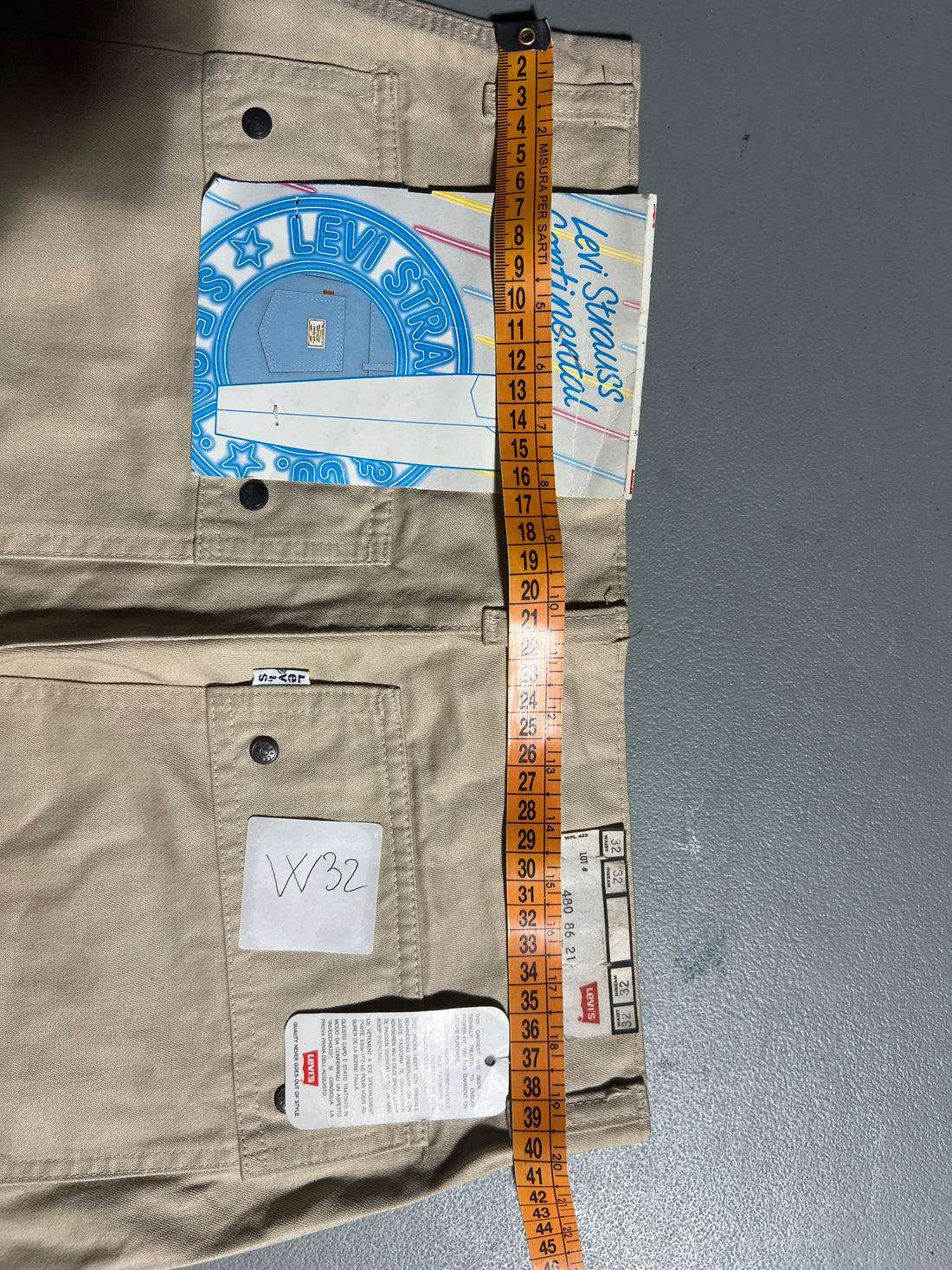 Fatigue Levis deadstock < W32 - W33 >