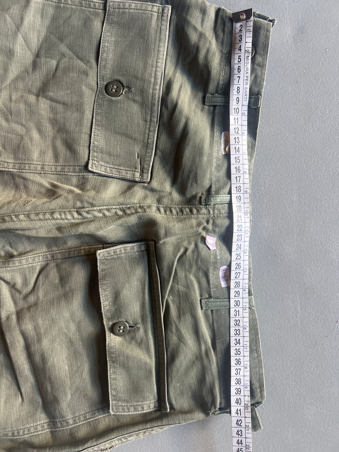 FATIGUE US ARMY PANT type 1^ OG 107 1950s -  W34 -