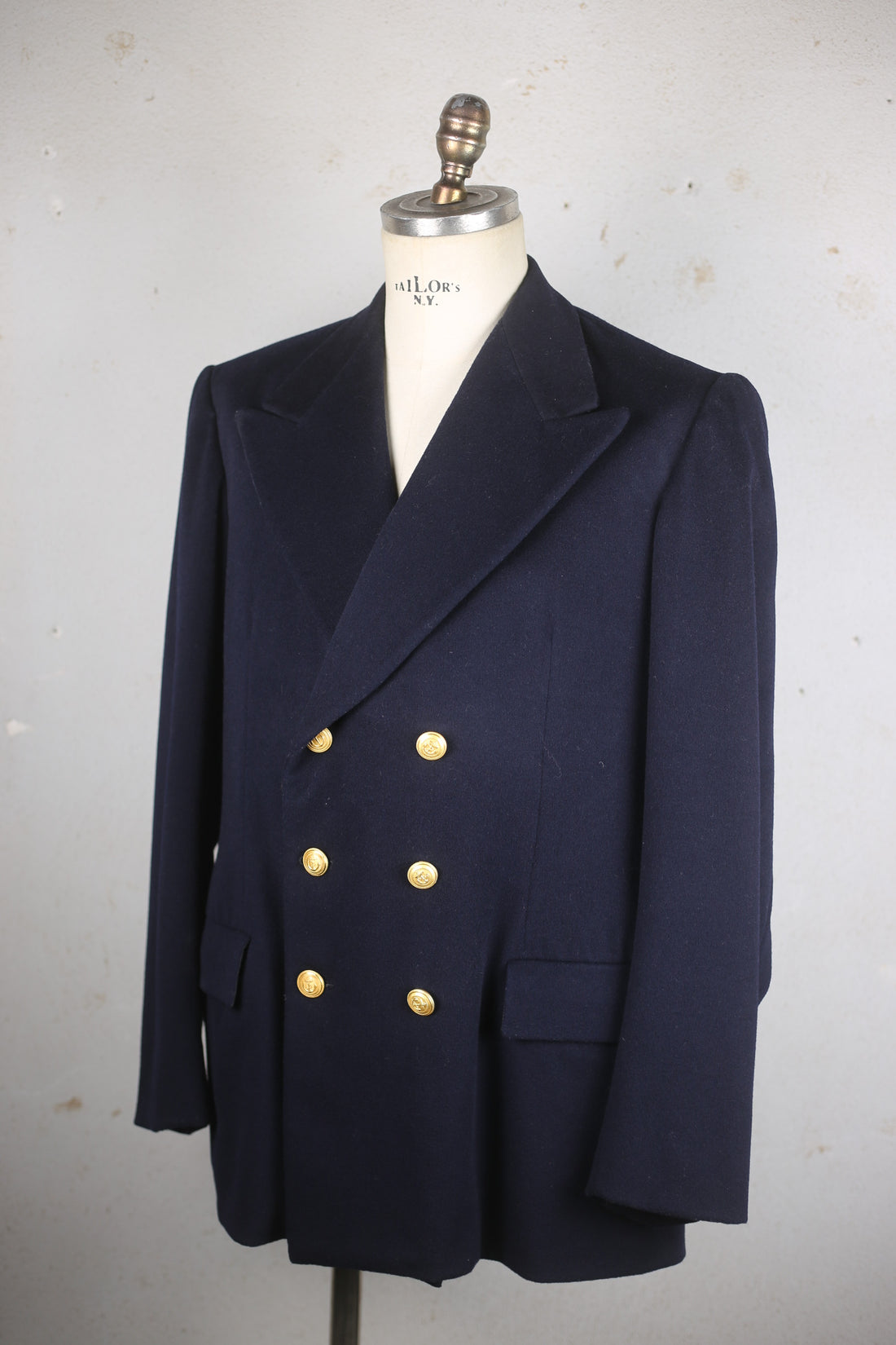 Navy Wool Jacket - L 50 IT -