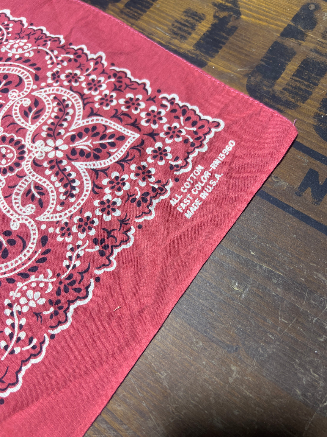 Fast color bandana Made in USA