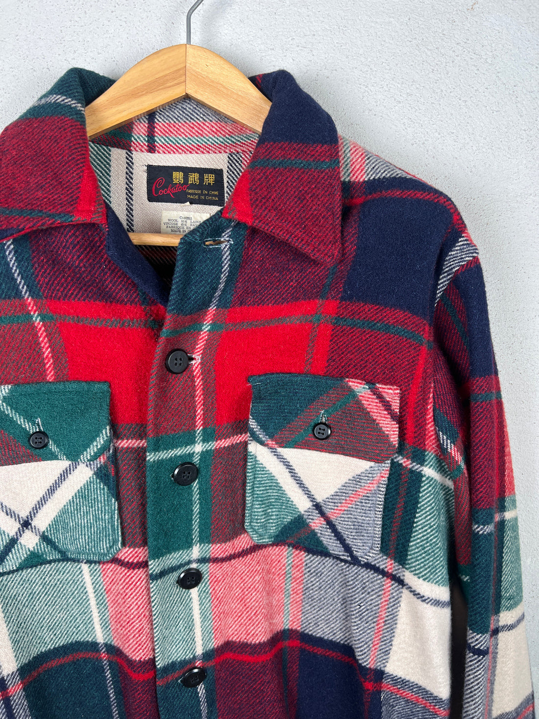Overshirt in lana - L -