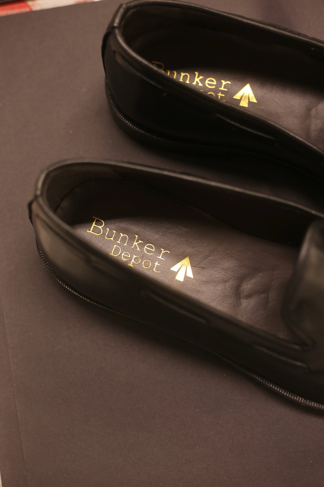 Leather tassel loafer