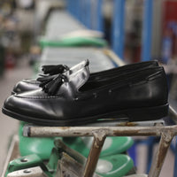 Leather tassel loafer