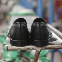 Leather tassel loafer