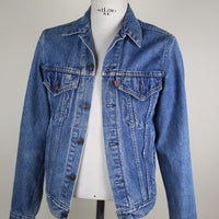 LEVIS DENIM JACKET MADE IN USA - S - 