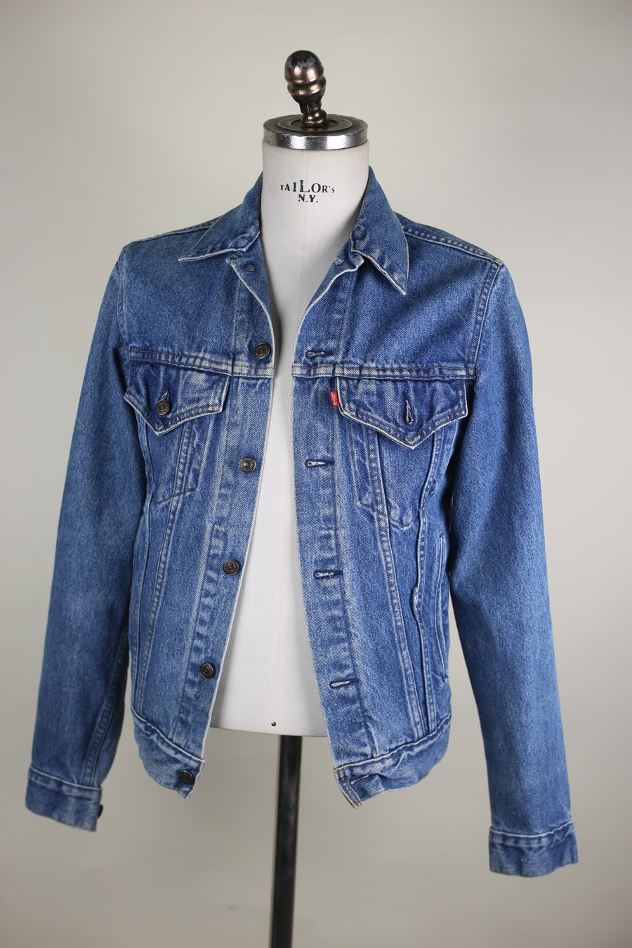 LEVIS DENIM JACKET MADE IN USA - S - 