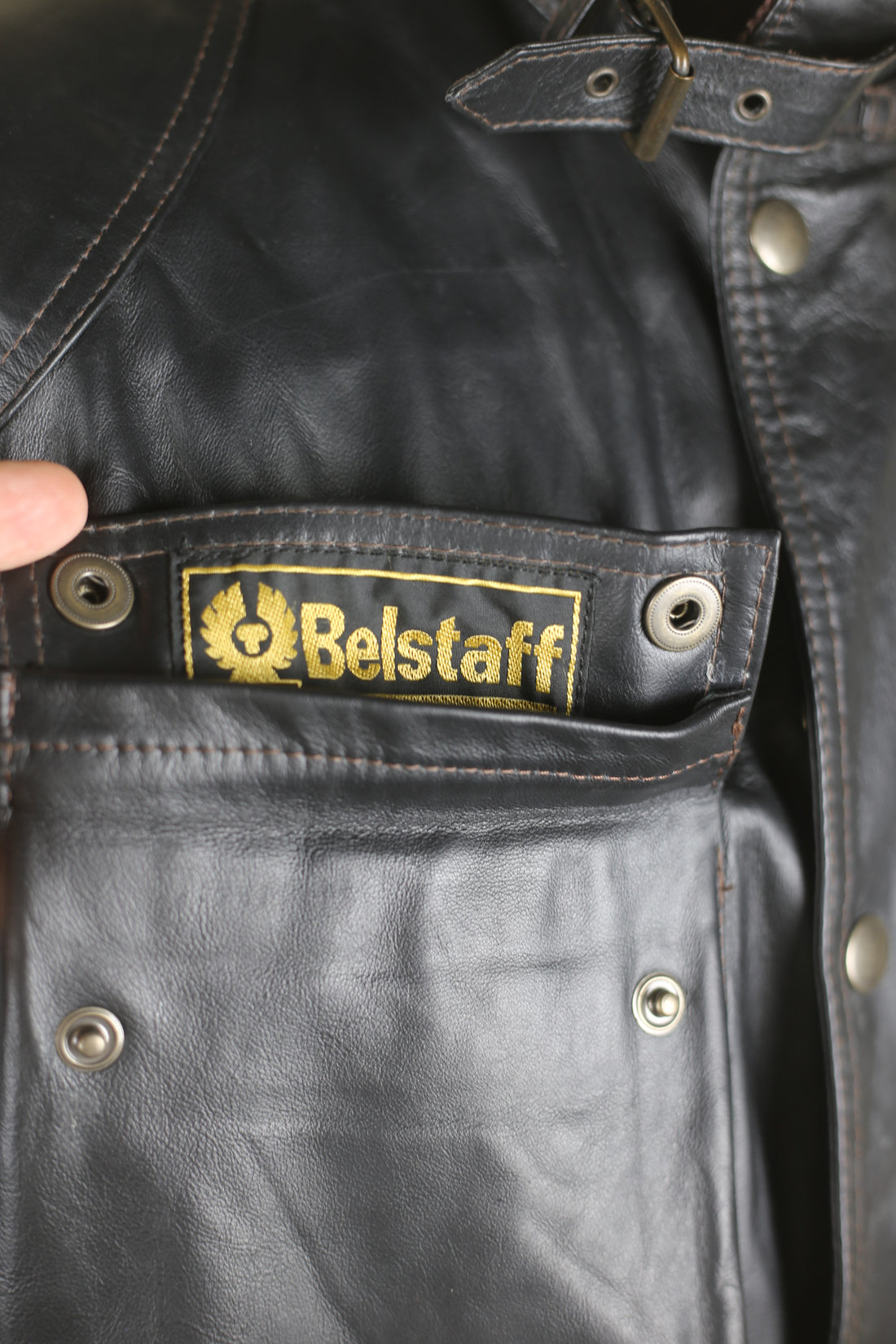 Giacca Belstaff Fieldmaster in pelle  - L -