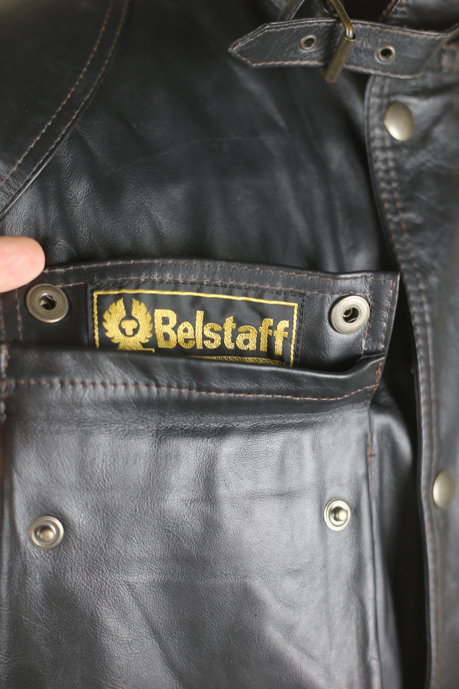 Giacca Belstaff Fieldmaster in pelle  - L -