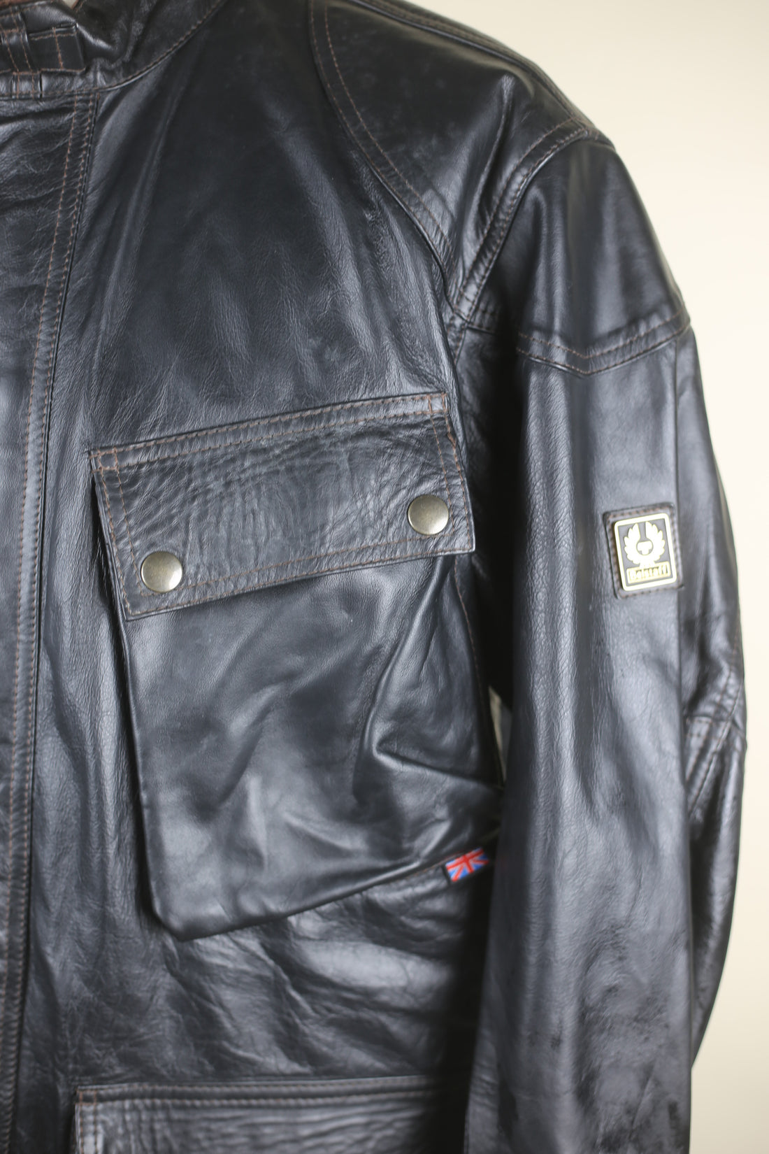 Giacca Belstaff Fieldmaster in pelle  - L -