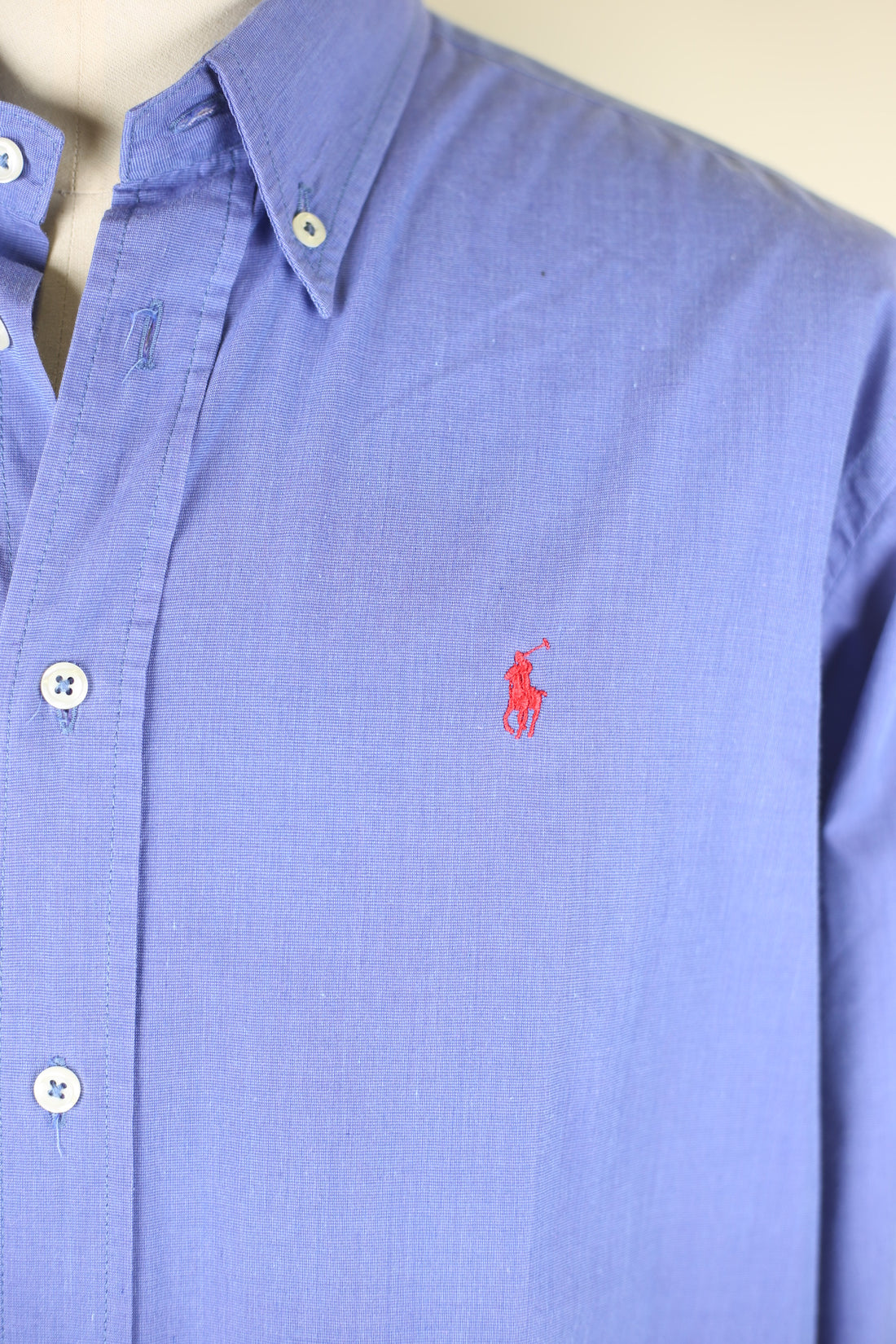 BUTTON DOWN RL SHIRT - L -