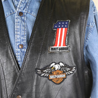 Gilet in pelle HARLEY DAVIDSON  - M  -