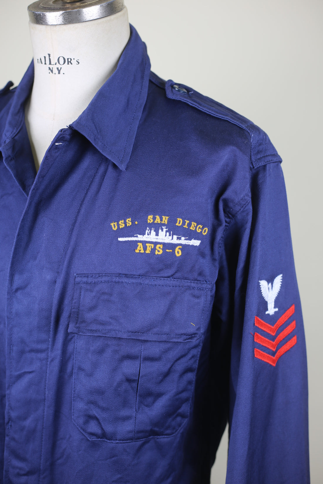 USS San diego field shirt - L -