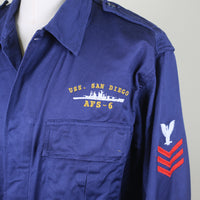 USS San diego field shirt - L -