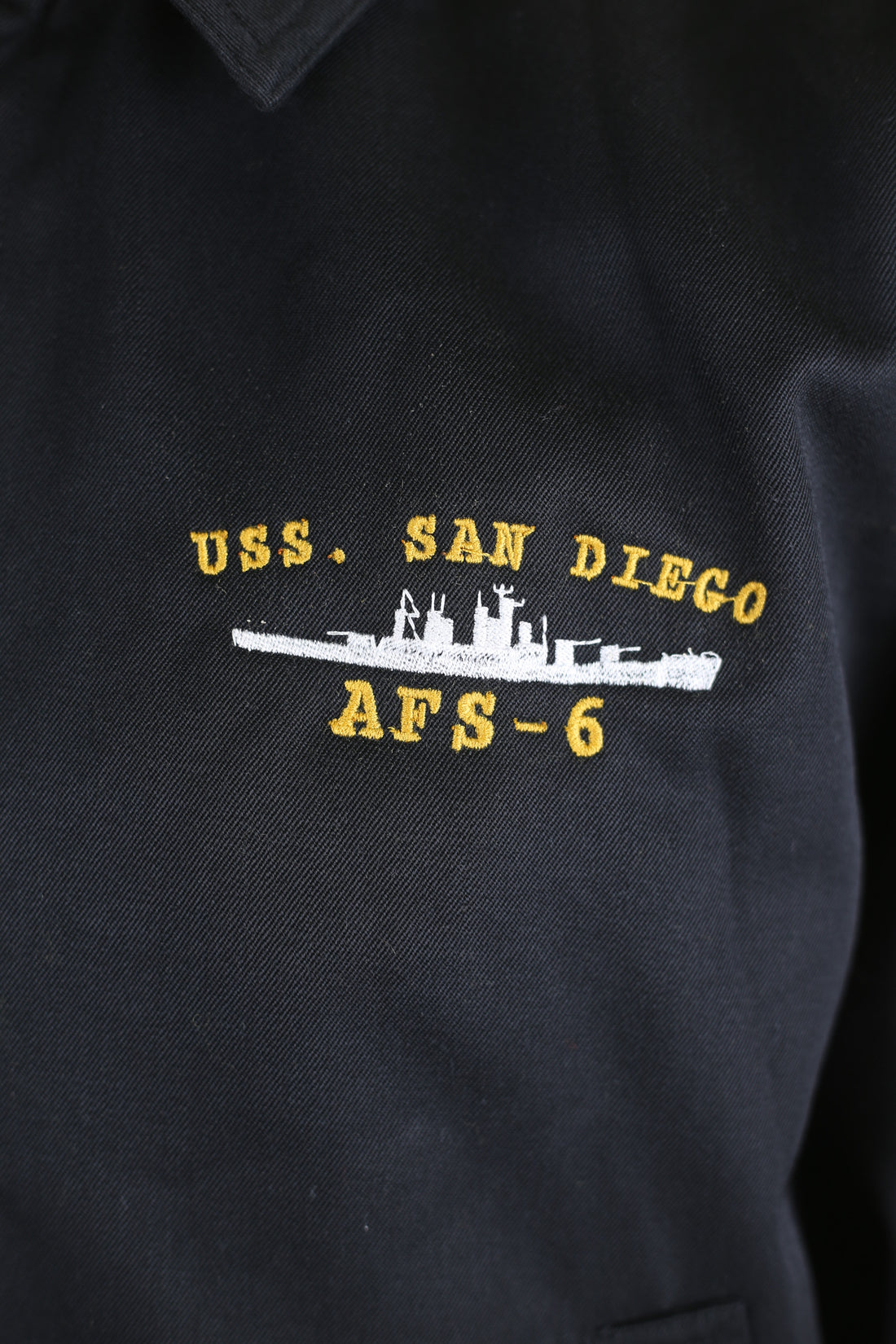 Utility jacket with Popeye embroidery USS SAN DEGO - M/L -