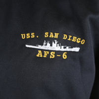 Utility jacket with Popeye embroidery USS SAN DEGO - M/L -