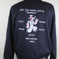 Utility jacket with Popeye embroidery USS SAN DEGO - M/L -