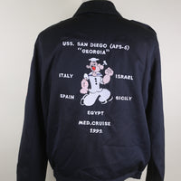 Utility jacket with Popeye embroidery USS SAN DEGO - M/L -