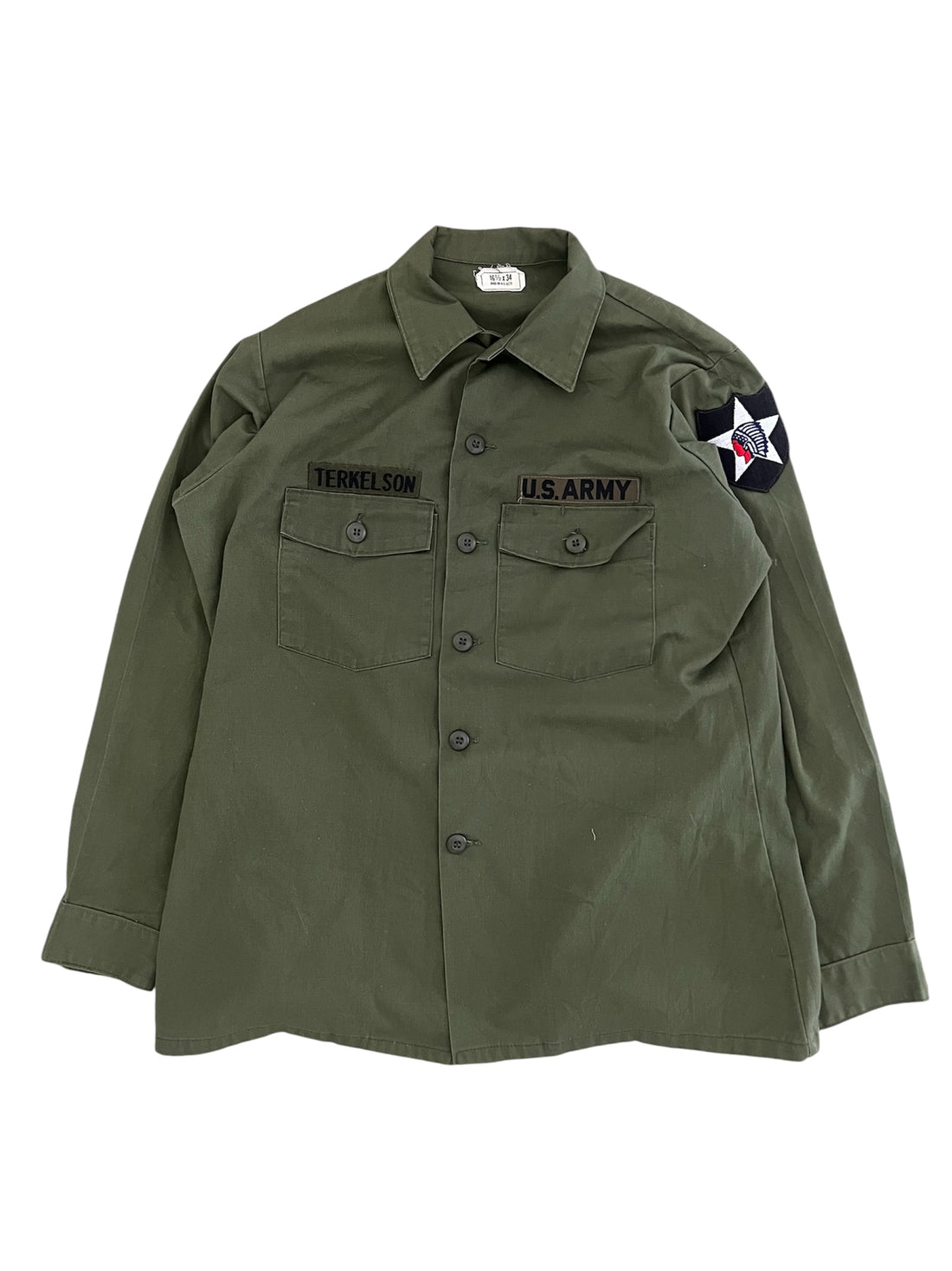 Camicia Og 507 Us ARMY  CON RICAMO    -  L -