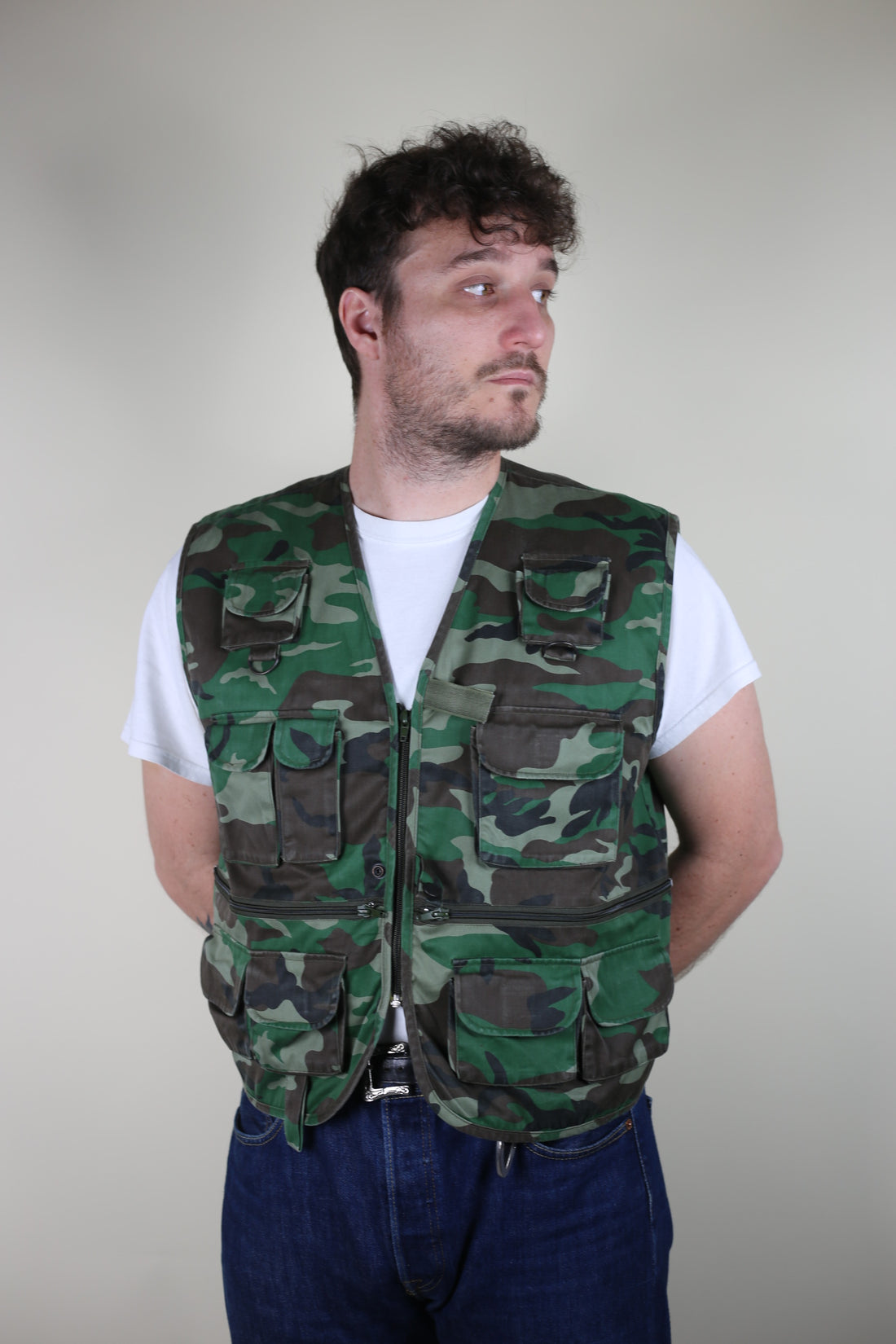 fishing vest   -  L  -