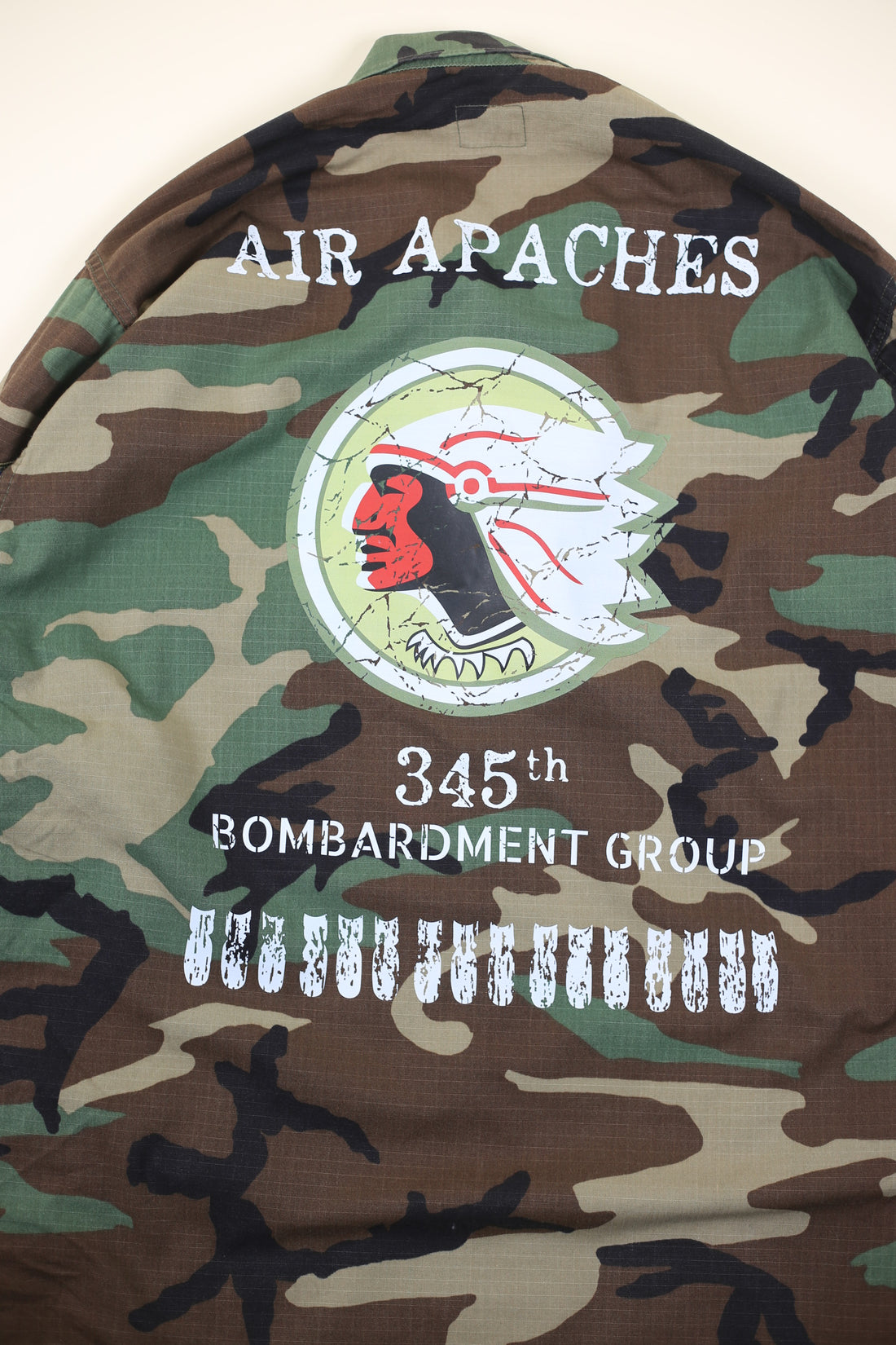 Giacca camouflage BDU WOODLAND  Us AIR FORCE AIR APACHE - L -