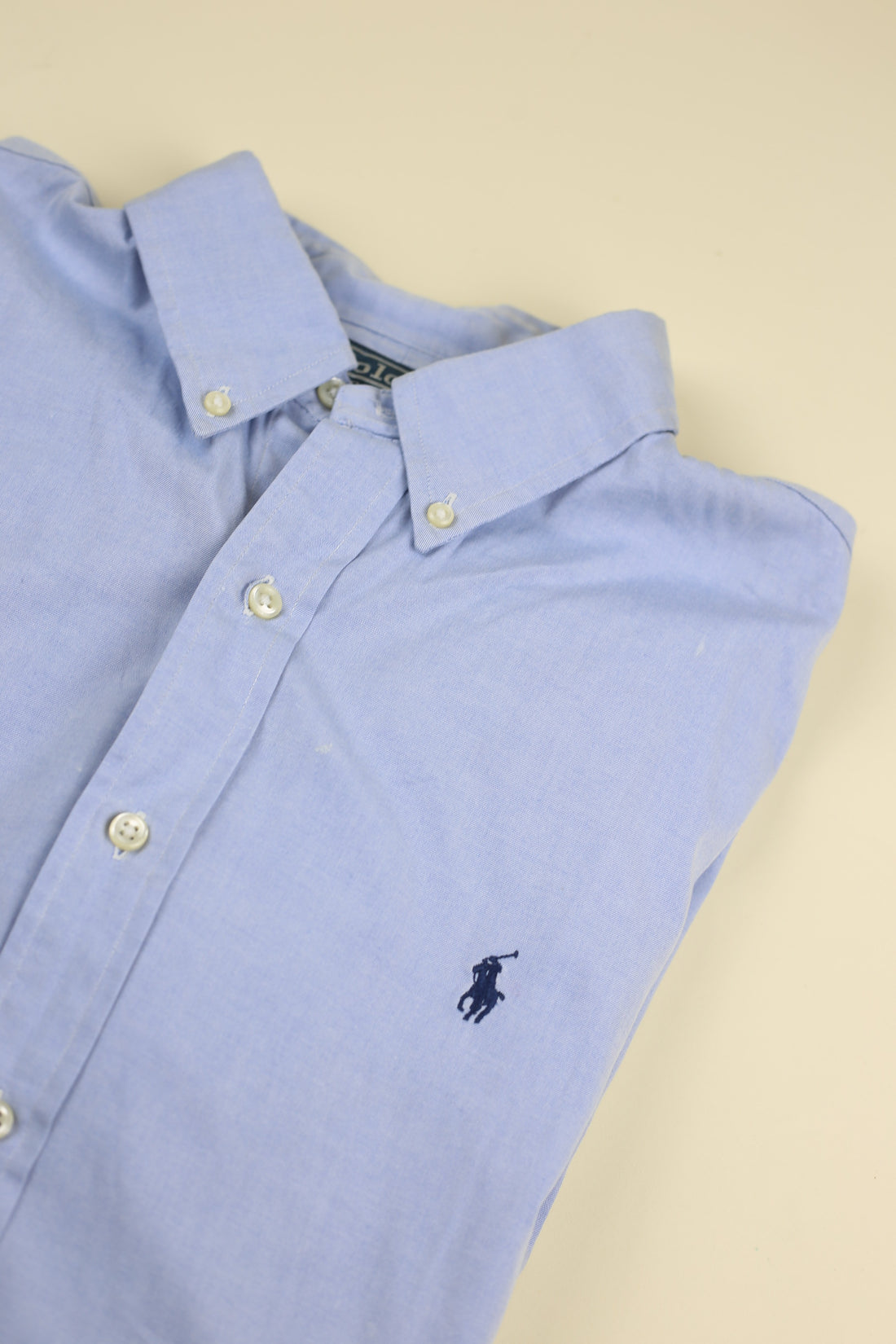 BUTTON DOWN RL SHIRT - L -