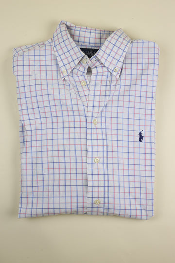 BUTTON DOWN RL SHIRT - L -
