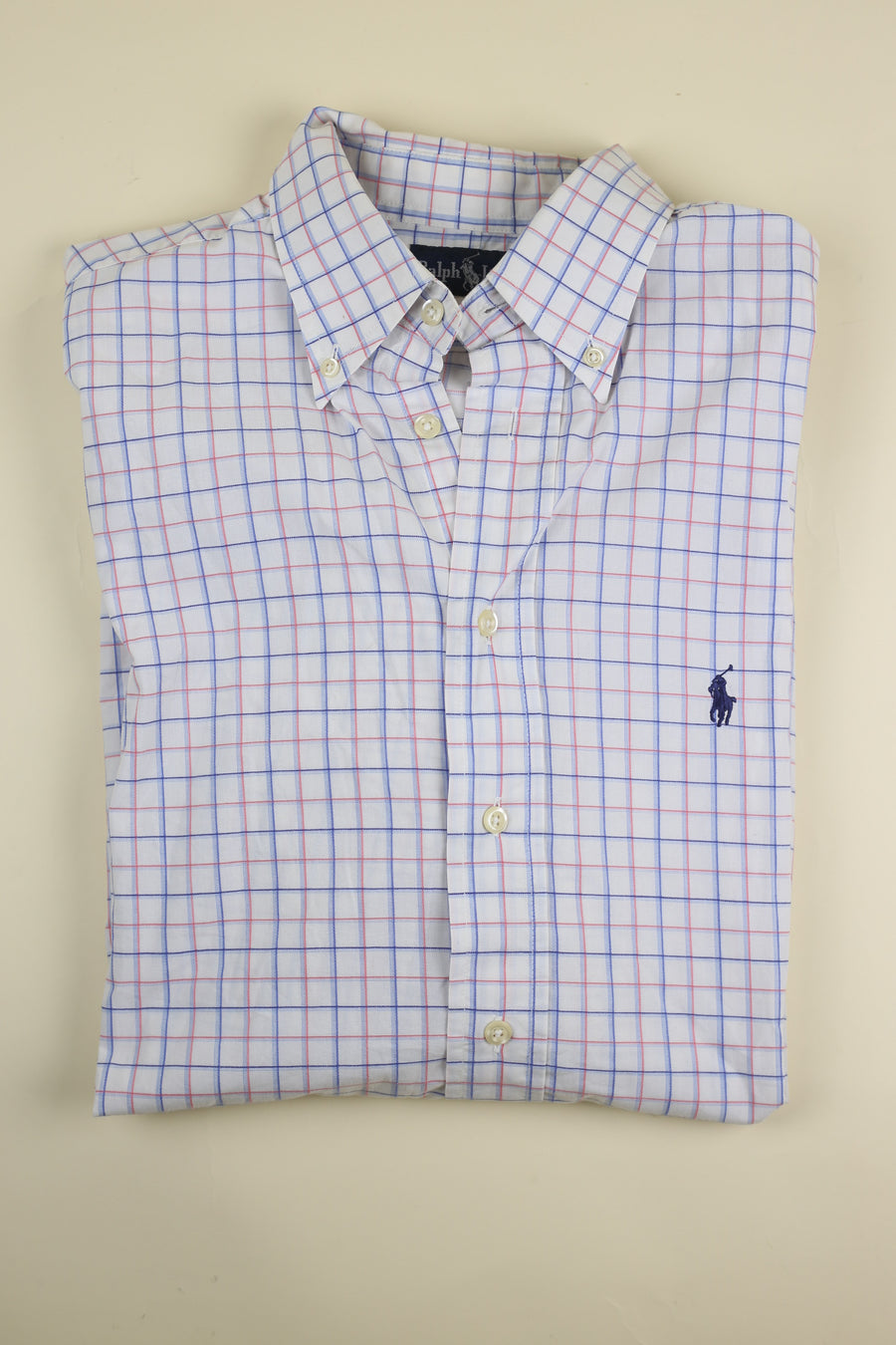 BUTTON DOWN RL SHIRT - L -
