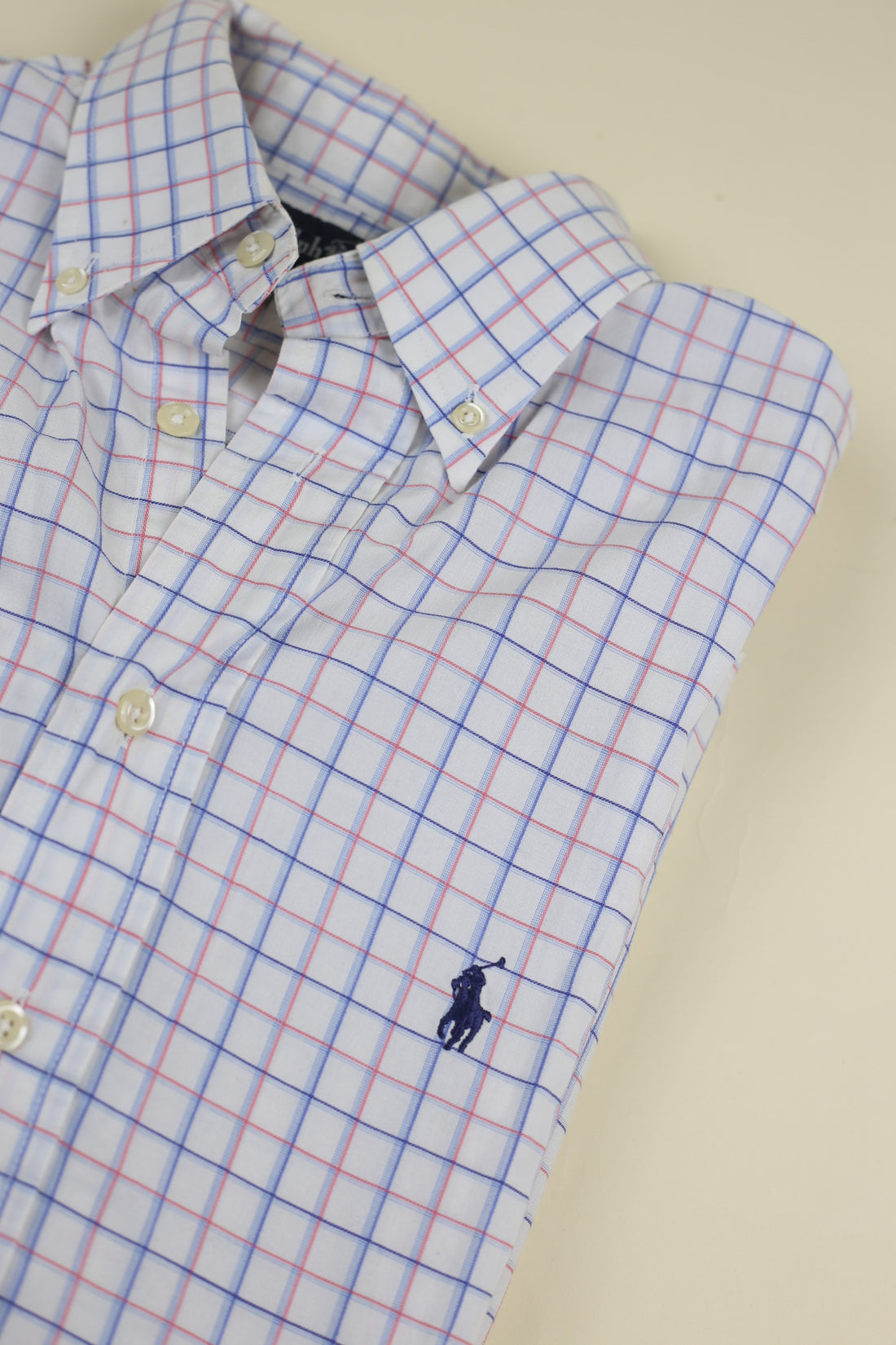 BUTTON DOWN RL SHIRT - L -