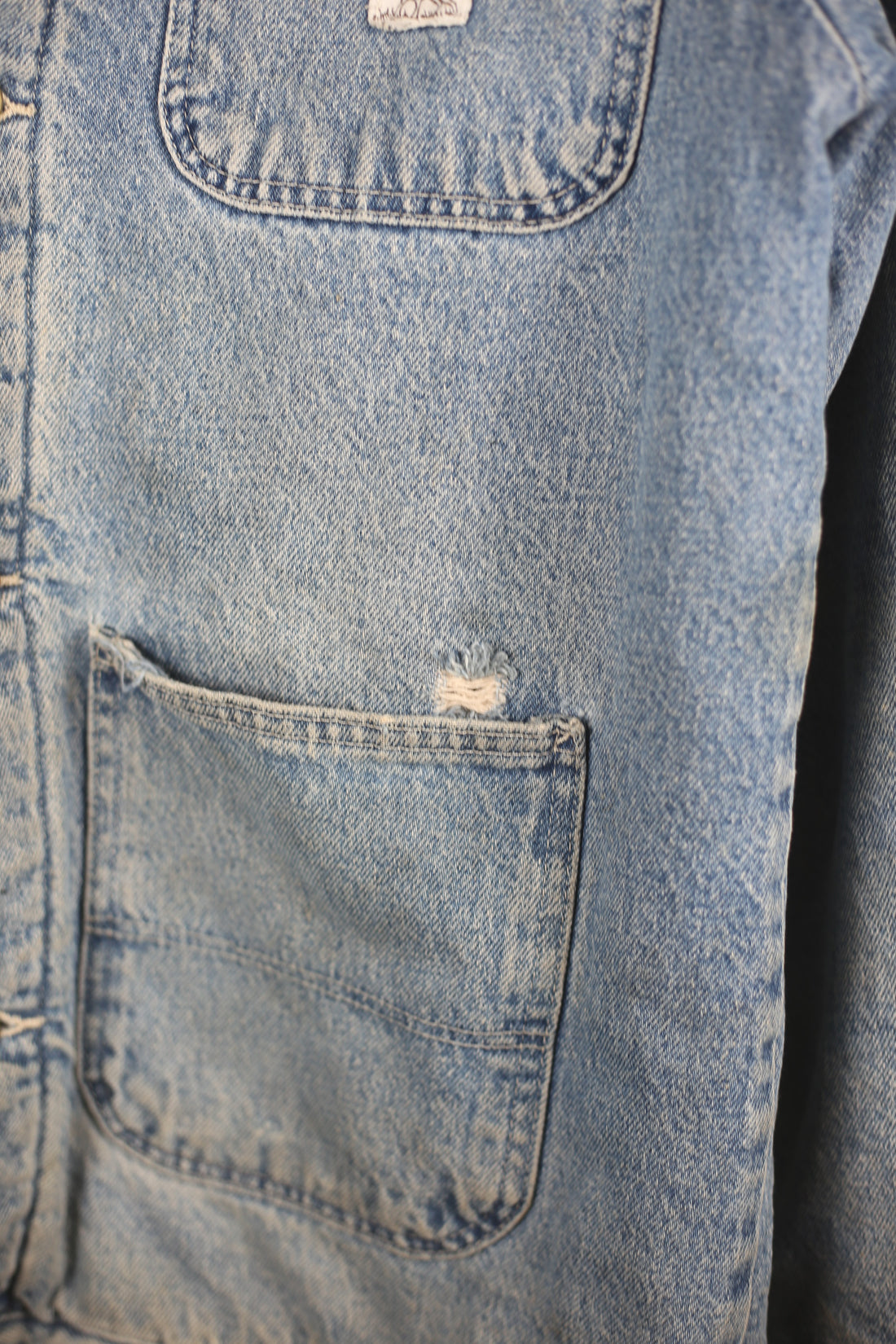 Vintage Pointer Brand Denim Chore Work Jacket  -  L  -
