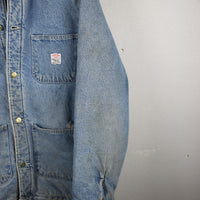 Vintage Pointer Brand Denim Chore Work Jacket  -  L  -