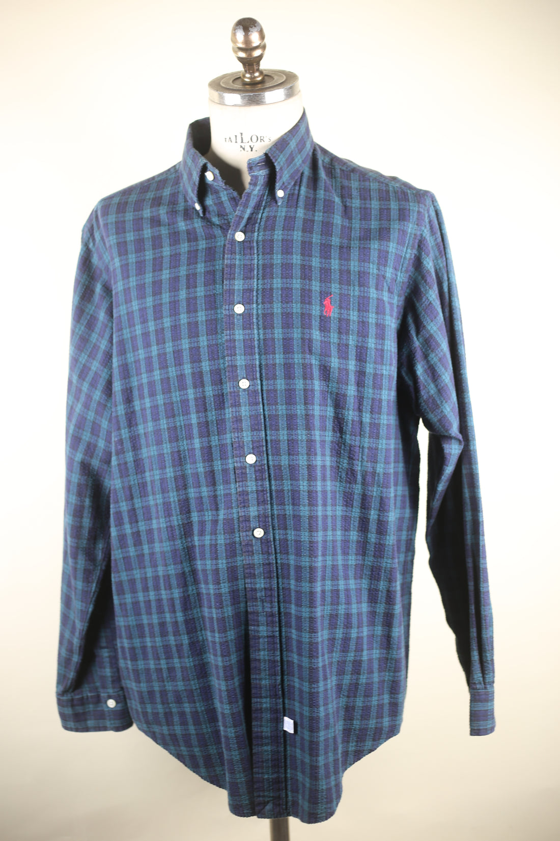 BUTTON DOWN RL SHIRT - L -