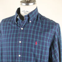 BUTTON DOWN RL SHIRT - L -