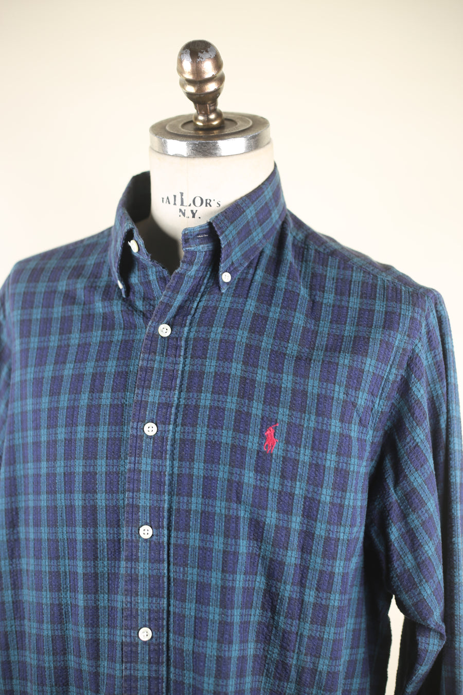 BUTTON DOWN RL SHIRT - L -