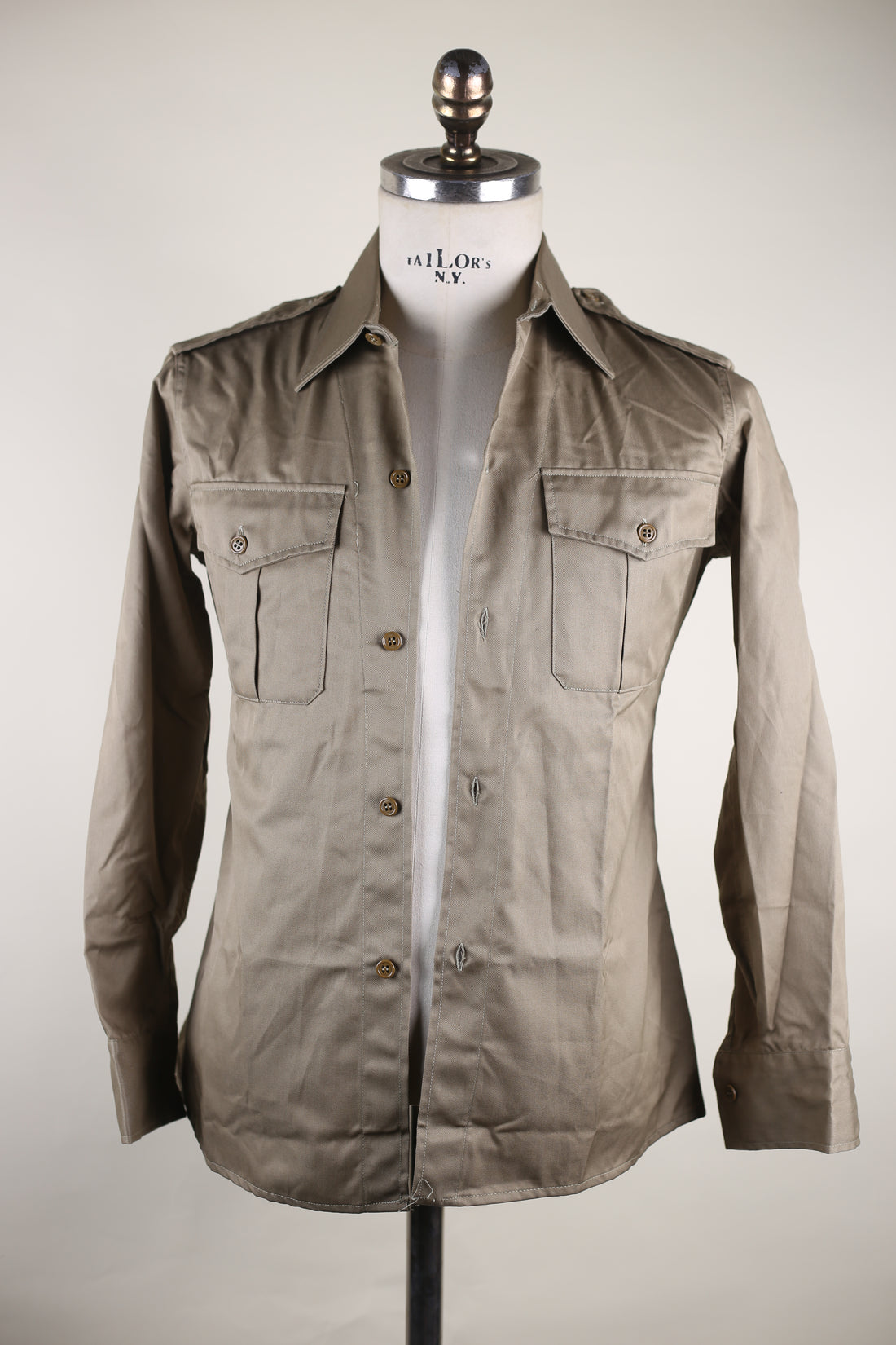 Camicia   Army  con ricamo Snoopy     - S  -